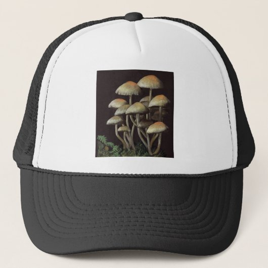 paddenstoelen trucker pet (Voorkant)