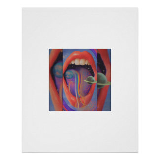 Paddenstoelen Universum Psychedelische Poster