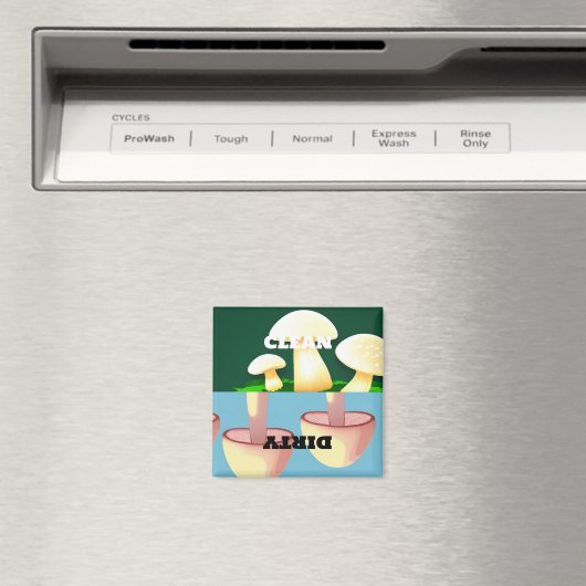 Paddenstoelen Vaatwasser Magneet Schoon Vuil (Insitu (Vaatwasser))