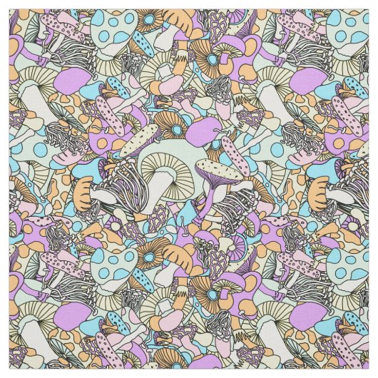 Paddenstoelen van 50 s stof (Swatch)