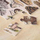  paddenstoelen van Adolphe Millot Legpuzzel (Zijkant)