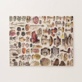  paddenstoelen van Adolphe Millot Legpuzzel (Horizontaal)