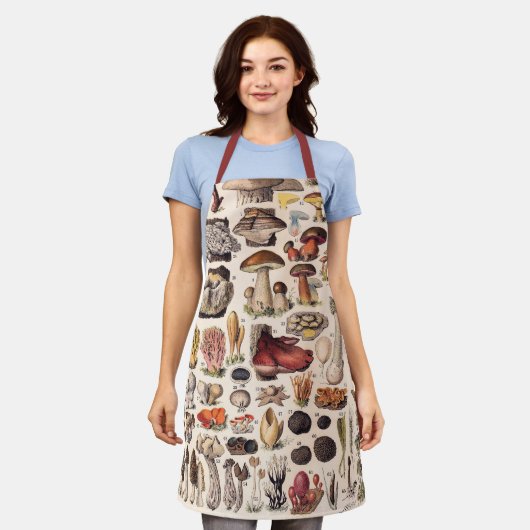 paddenstoelen van Adolphe Millot Schort (Gedragen)