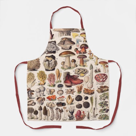 paddenstoelen van Adolphe Millot Schort (Voorkant)