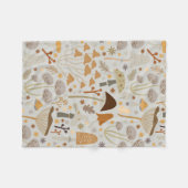 paddenstoelen van de paddenstoel van de paddenstoe fleece deken (Voorkant (Horizontaal))