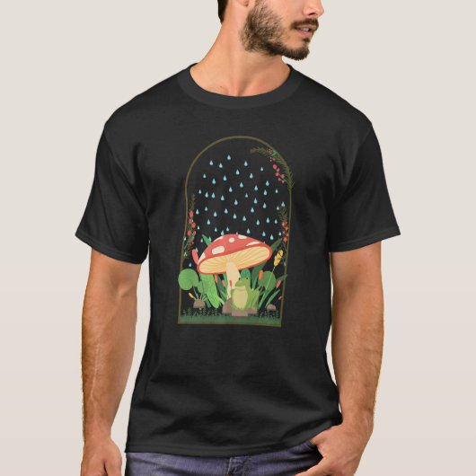 Paddenstoelen van Naturecore Forestcore T-shirt (Voorkant)