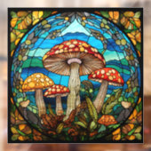 Paddenstoelen Venster Cling Raamsticker (Vel 2)