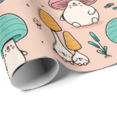 Paddenstoelen Verpakking papier (Rol Hoek)