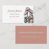 paddenstoelen visitekaartje (Voorkant / Achterkant)