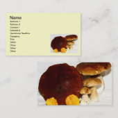 paddenstoelen visitekaartje (Voorkant / Achterkant)