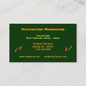 paddenstoelen visitekaartje (Achterkant)