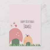 Paddenstoelen, Vlinders en Lieveheersbeestjes Gefe Briefkaart (Voorkant)