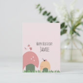 Paddenstoelen, Vlinders en Lieveheersbeestjes Gelu Briefkaart (Staand voorkant)