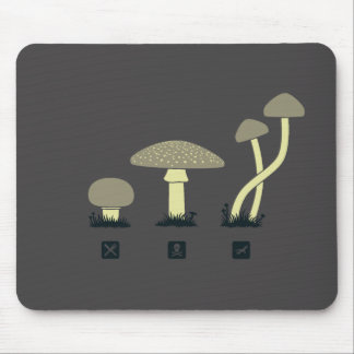 Paddenstoelen (voedsel, gif, hoog) muismat