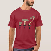 Paddenstoelen (voedsel, gif, hoog) t-shirt (Voorkant)