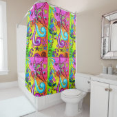 paddenstoelen voor de groovy douchegordijn (In situ)