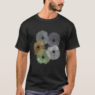 Paddenstoelen voor foeragemieren sporen print foer t-shirt