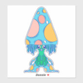 Paddenstoelen Vriend Sticker (Vel)