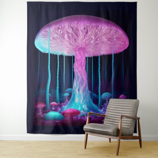 paddenstoelen wandkleed (In situ)