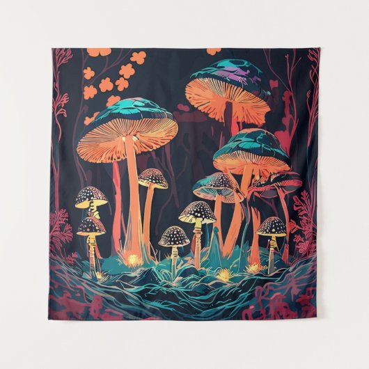 paddenstoelen wandkleed (Voorkant)