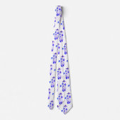 Paddenstoelen Waterverf Art Stropdas (Achterkant)