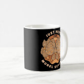 Paddenstoelen zijn hier voor morel ondersteuning koffiemok (Voorkant rechts)