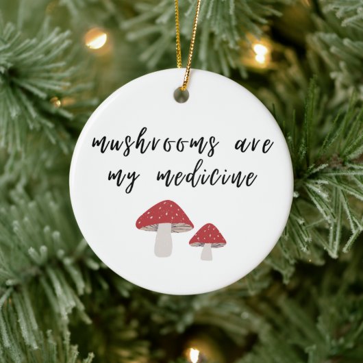 Paddenstoelen zijn mijn Medicijn Ornament (Boom)