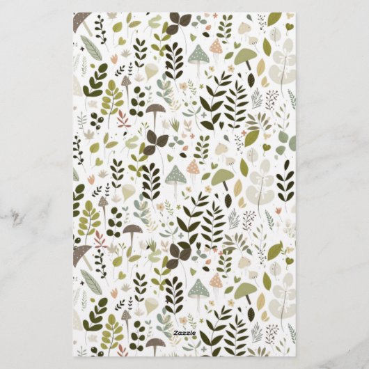 PaddenstoelenBaby shower dat Baby is Briefpapier (Achterkant)