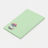 Paddenstoelenbloemen Woodland Kleurrijke Splash Post-it® Notes (Schuin)