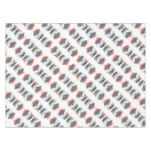 Paddenstoelenbloemen Woodland Kleurrijke Splash Tafelkleed (Voorkant (Horizontaal))