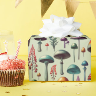 Paddenstoelenbos Cadeaupapier