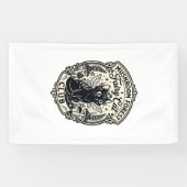 Paddenstoelenbos Fee Kat Grappige Kat Grafisch - P Spandoek (Horizontaal)