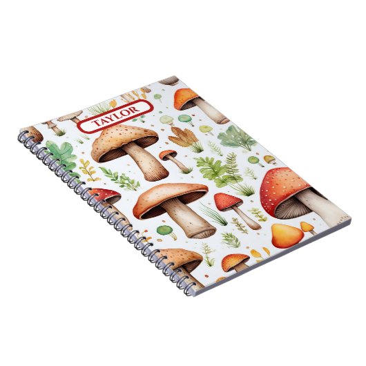 paddenstoelenbos notitieboek (Rechterzijde)