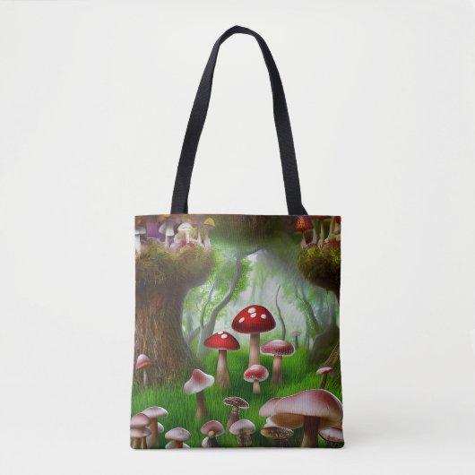 Paddenstoelenbos Tote Bag (Voorkant)