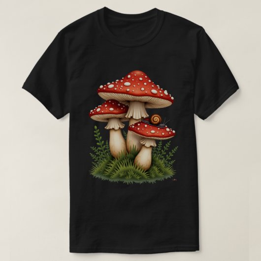 Paddenstoelencluster T-shirt (Design voorkant)