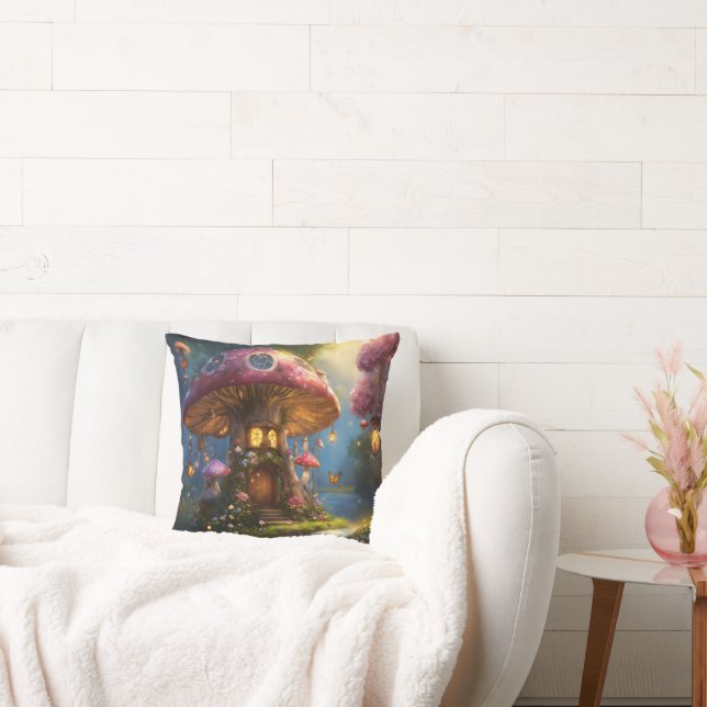 Paddenstoelendromen: zacht kussen voor elke ruimte (Bank)