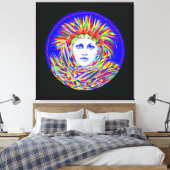 Paddenstoelendroom Canvas Afdruk (Insitu (Slaapkamer))