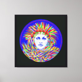 Paddenstoelendroom Canvas Afdruk