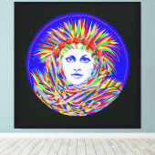 Paddenstoelendroom Canvas Afdruk (Insitu (Houten vloer))