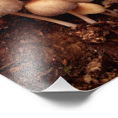 Paddenstoelenfamilie Foto Afdruk (Hoek)