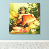 paddenstoelenfee Thunder_Cove Canvas Afdruk (Insitu (Houten vloer))