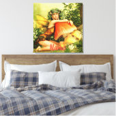 paddenstoelenfee Thunder_Cove Canvas Afdruk (Insitu (Slaapkamer))