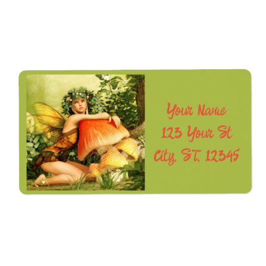 paddenstoelenfee Thunder_Cove Etiket (Voorkant)