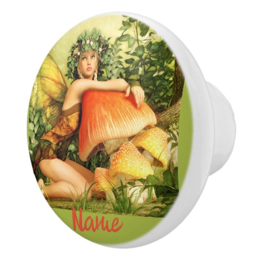 paddenstoelenfee Thunder_Cove Keramische Knop (Rechts)