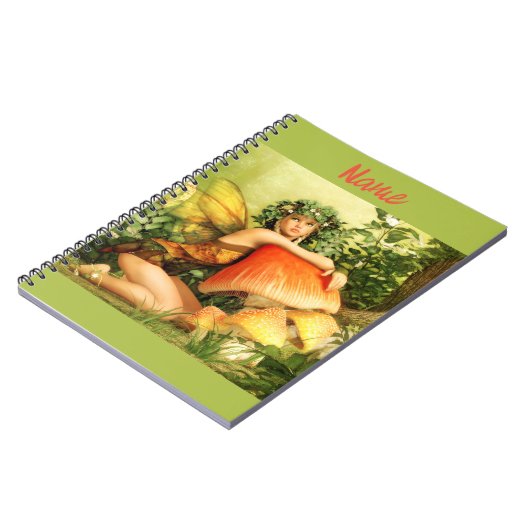 paddenstoelenfee Thunder_Cove Notitieboek (Linkerzijde)