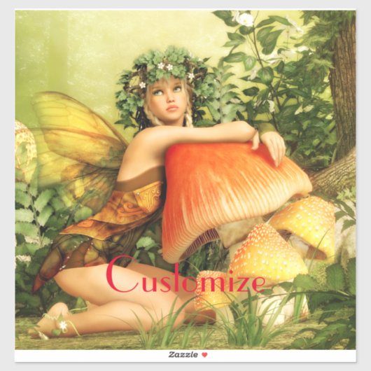 paddenstoelenfee Thunder_Cove Sticker (Vel)