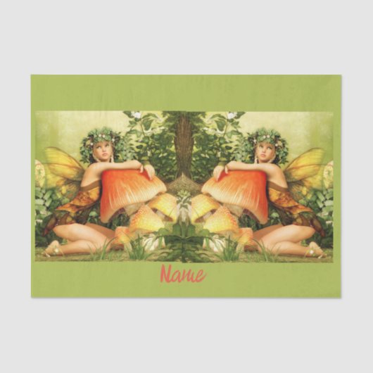 paddenstoelenfee Thunder_Cove Tissuepapier (Voorkant)