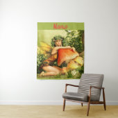 paddenstoelenfee Thunder_Cove Wandkleed (In situ)