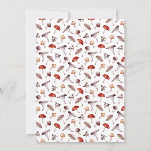 Paddenstoelenfeest Bedankkaart (Achterkant)