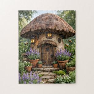 Paddenstoelenhuis Legpuzzel